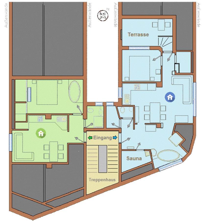 Viadolcevita - Gruene Gaestewohnung Lana Kültér fotó